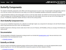Tablet Screenshot of butterfly.jenkov.com
