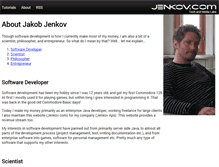 Tablet Screenshot of jakob.jenkov.com